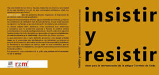 Portada libro: Insistir y resistir